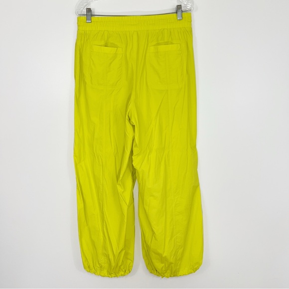 Daily Practice for Anthropologie Wide Leg Pants Neon Yellow Size Medium - Picture 10 of 12